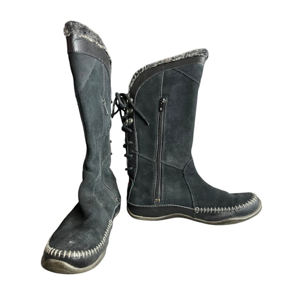 The North Face Women's 6 Janey Boots Black Tall 200G‎ Primaloft Insulated Winter